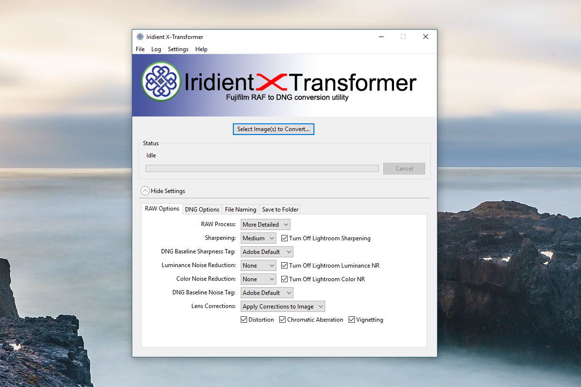 recommended iridient x-transformer settings