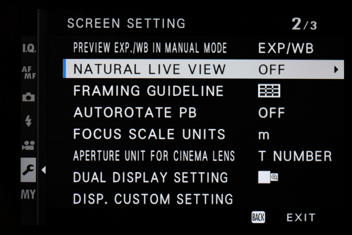 Understanding the Set-Up Options on the X Series Cameras: Part 1 ...