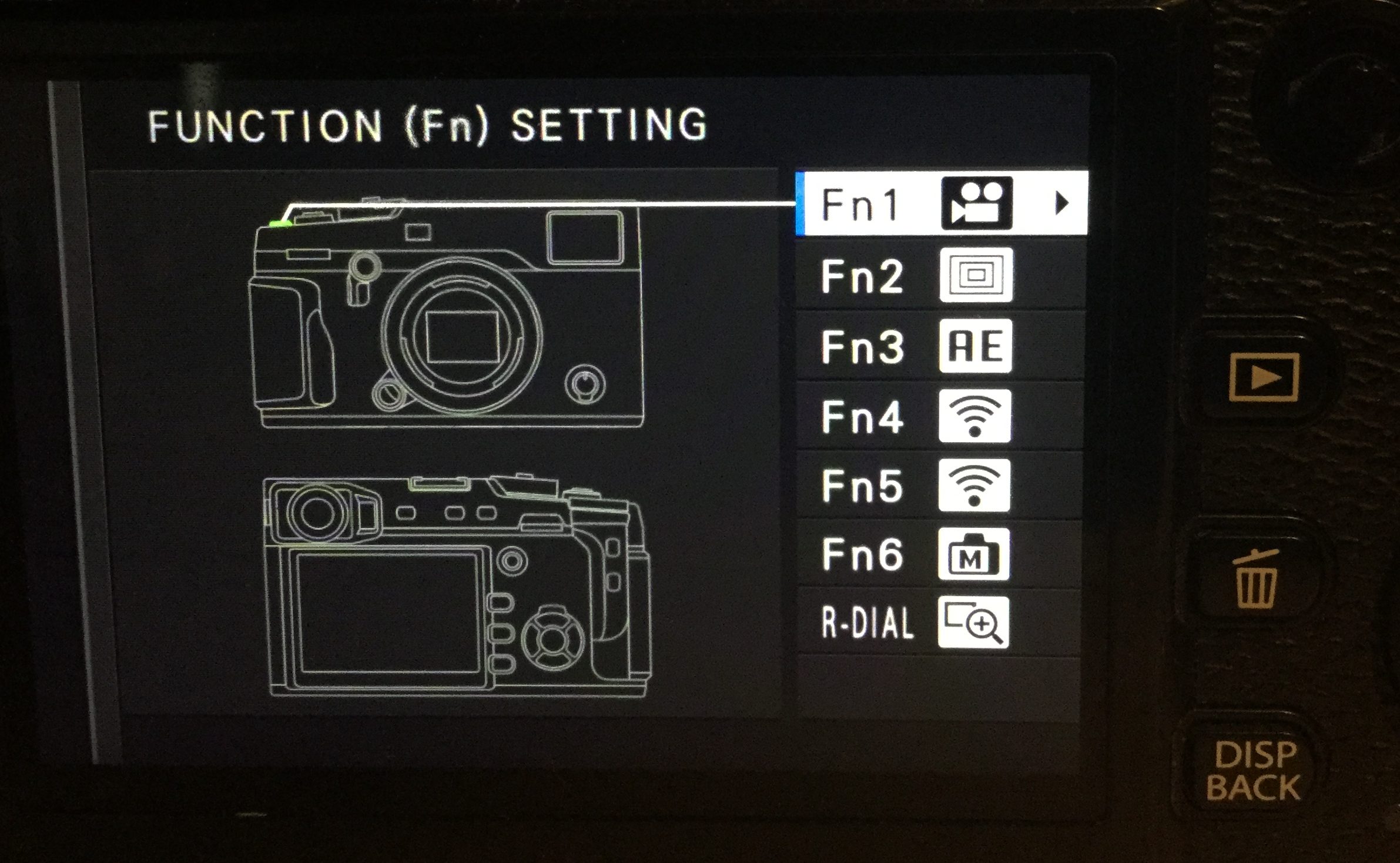 fujifilm xt1 dials