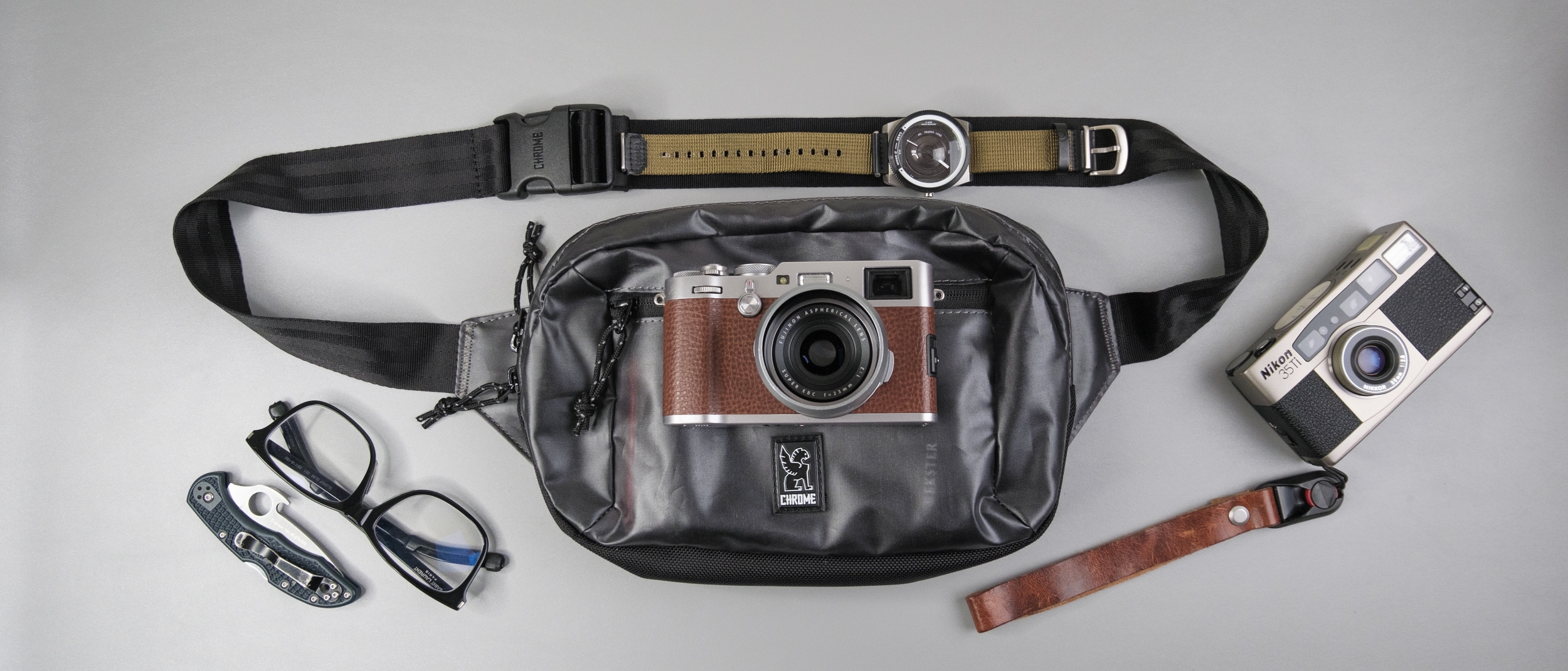 x100f camera strap