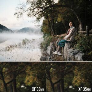XF 35mm vs XF 33mm Bokeh Comparison